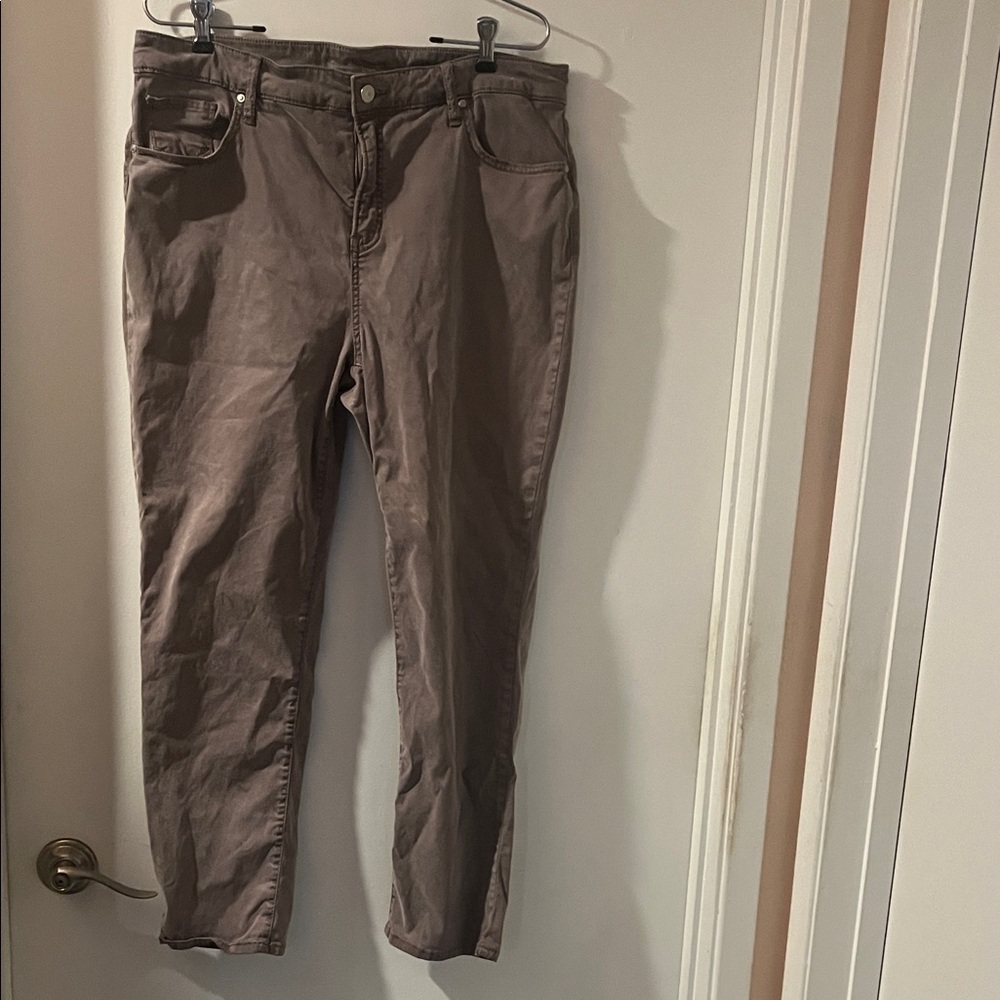 Chico’s so slimming ankle jeans.